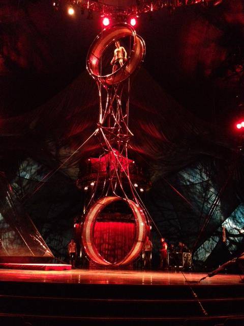 Spinning the Wheel of Death with Cirque du Soleil