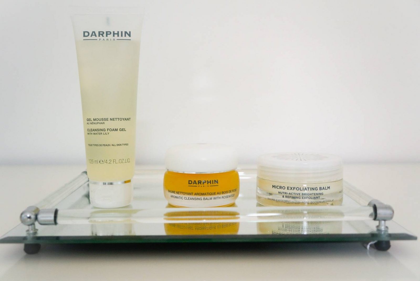 Darphin and Oskia night skincare routine