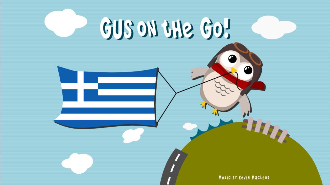 Gus on the Go: Greek for Kids