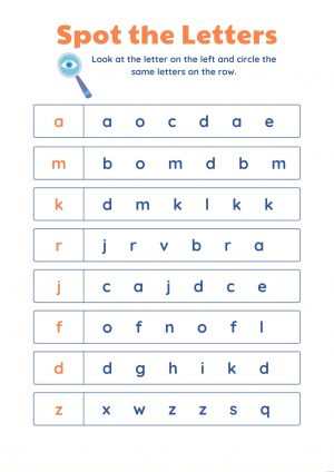 Spot the letters